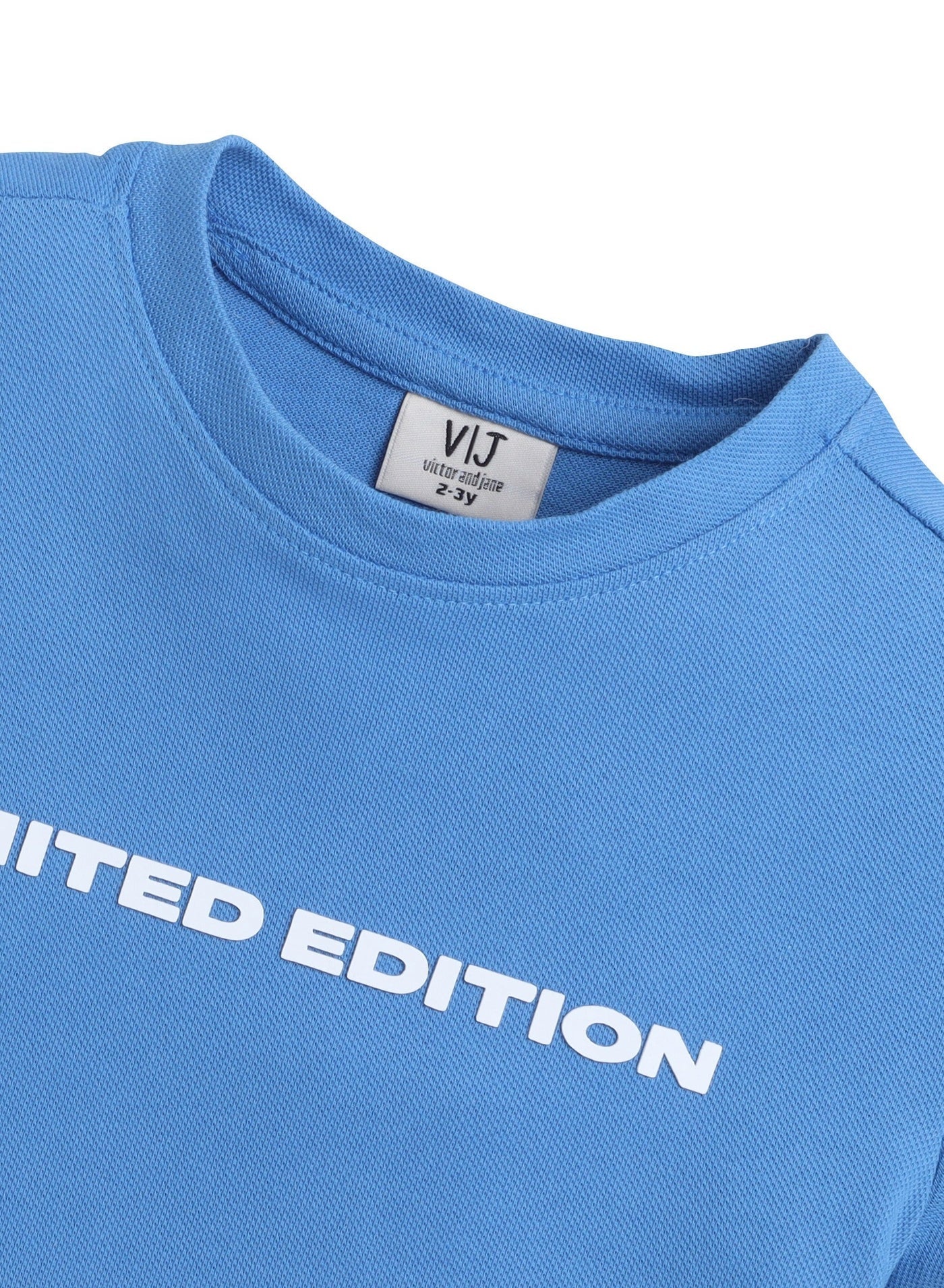 Boys' "LIMITED EDITION" Cotton T-Shirt – Blue (2Y-9Y)