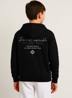 Boys' Black "Blue Saint Paris" Graphic Hoodie