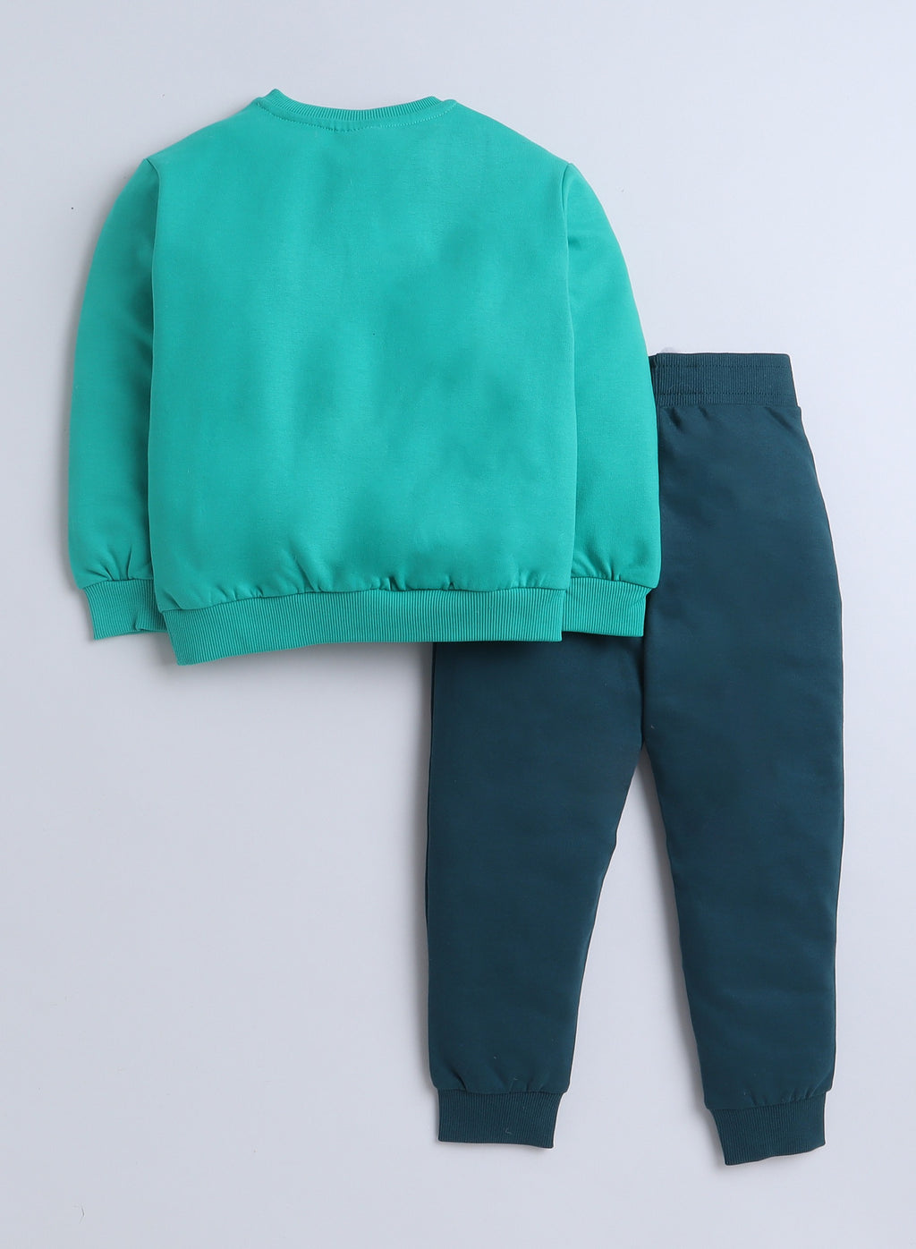 Boys' 2-Piece  -  Sweatshirt And  Jogger Set , (6Mo - 3Yrs ) Lt. Green-Dark Green