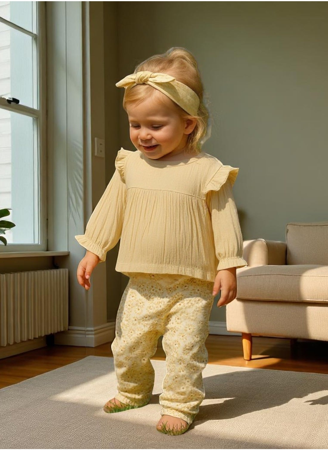 Dirkje 2 pcs babysuit + headband