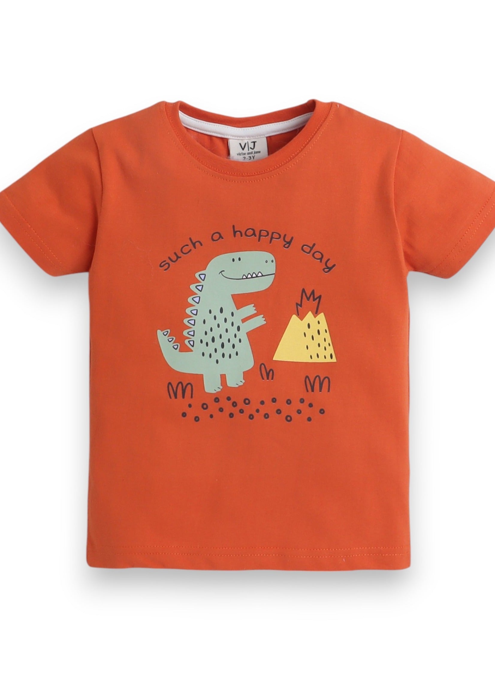 Victor And Jane - Printed T-Shirt And All-Over Printed Pyjama Set