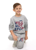 Boys' 2-Piece Sweatshirt And Jogger Set (2 -8 Yrs) Grey