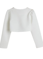 Victor And Jane Girls Cardigans - White