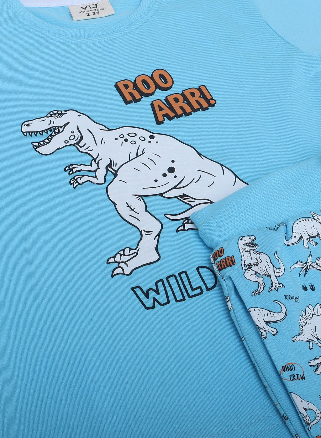 Victor And Jane - Printed T-Shirt And All-Over Printed Pyjama Set