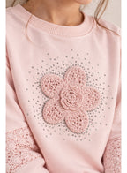 Girls' Crew Neck Pullover Top & Long Pants