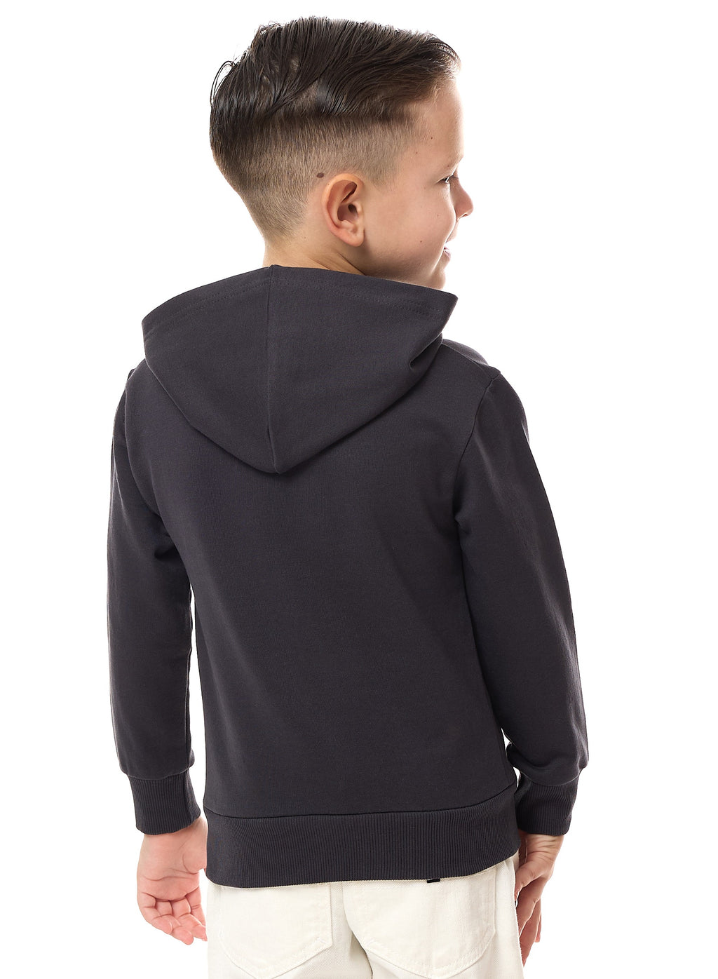 Boys' Hoodie (2 - 8Yrs) Dark Grey