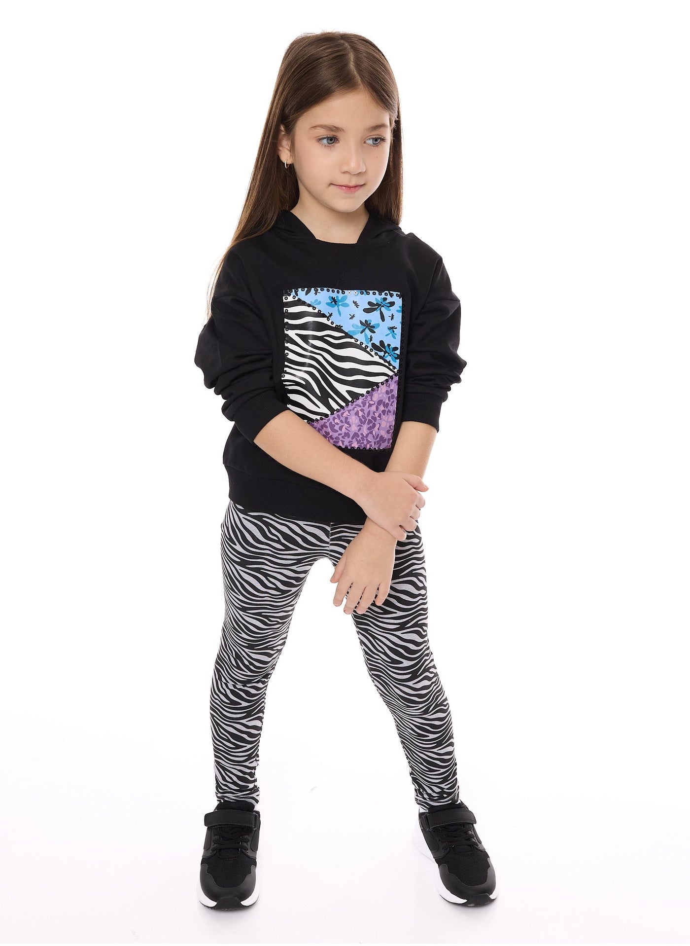 Girls 2 Pc Set - Hoodie With Matching Leggings