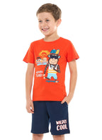 Boys 2Pc Print T Shirt