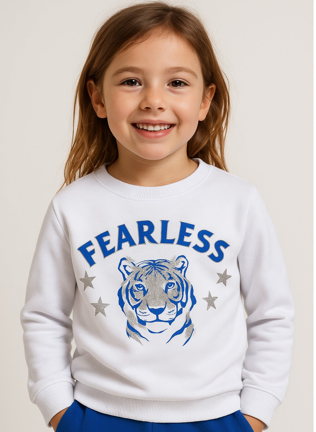Fearless Tiger Fleece Sweatshirt