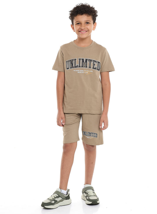 Victor and Jane Sr Boys' Set – UNLIMITED- Olive