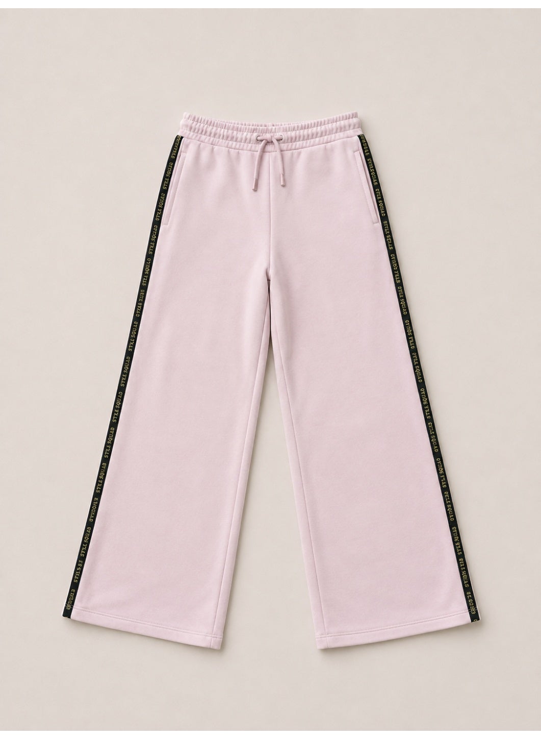Girls Full Zip Sweatshirt and Wide Leg Pants Set