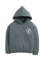 Boys' Olive Green Hoodie With Œyou Can’T Make Everyone Happy” Print