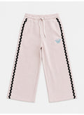 Girls Half Zip Sweatshirt Hoodie and Wide Leg Pants Set
