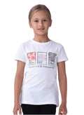 Victor And Jane Wild Life Graphic Fashion T-Shirt - White
