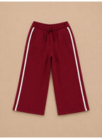 Girls Graphic V-Neck Sweatshirt and Wide Leg Pants Set