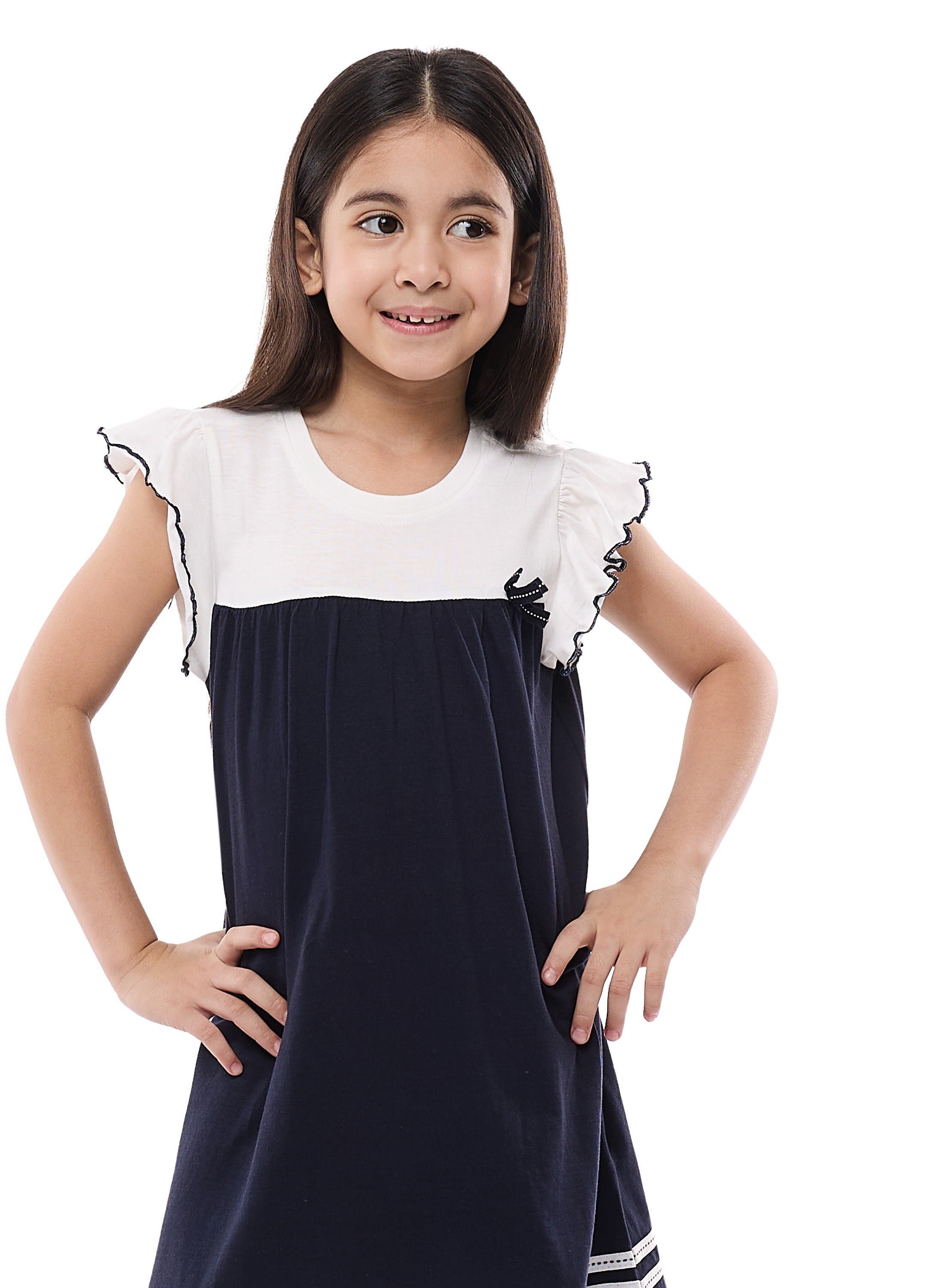 Colorblock Sleeve Dress
