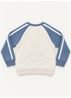 Girls Raglan Sleeve Sweatshirt and Wide Leg Pants Set