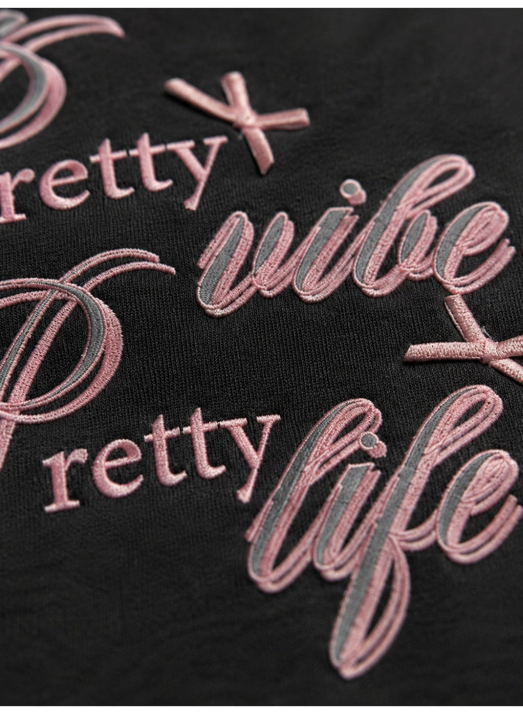 Girls Graphic Text Hoodie Sweatshirt