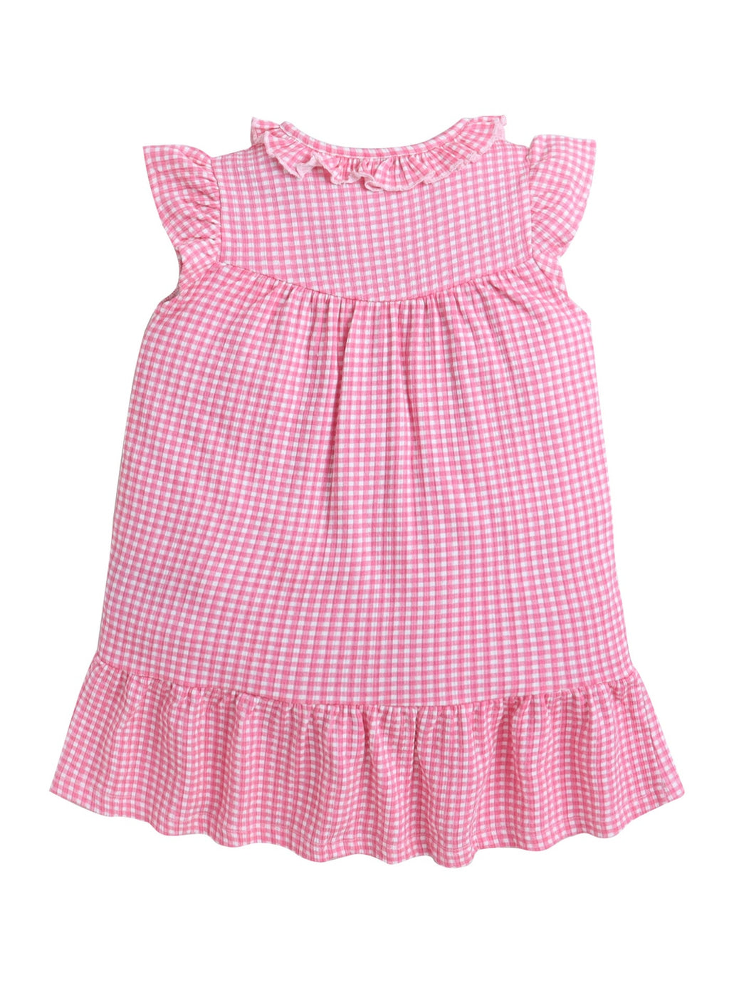 Girls Gingham Ruffle