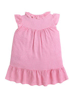 Girls Gingham Ruffle