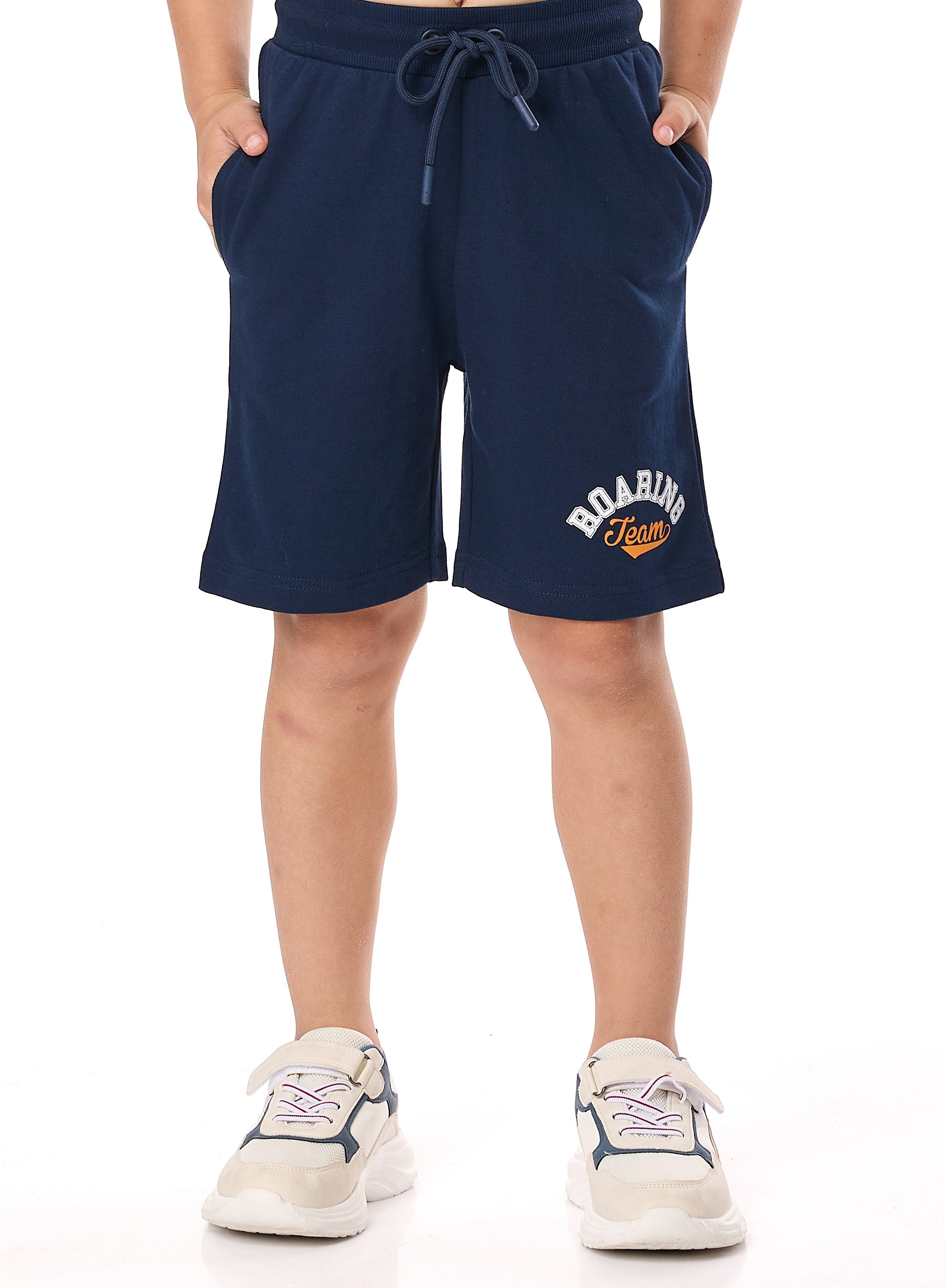 Victor And Jane Junior Boys' 2 Piece Sets With Matching Tshirt And Slogan Print Shorts With Elasticated Waist