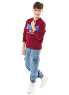 Boys' Sweatshirt  "Brooklyn" Graphic Printed