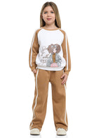 Girls Do It With Style Fleece Tracksuit “ 2-Piece Set