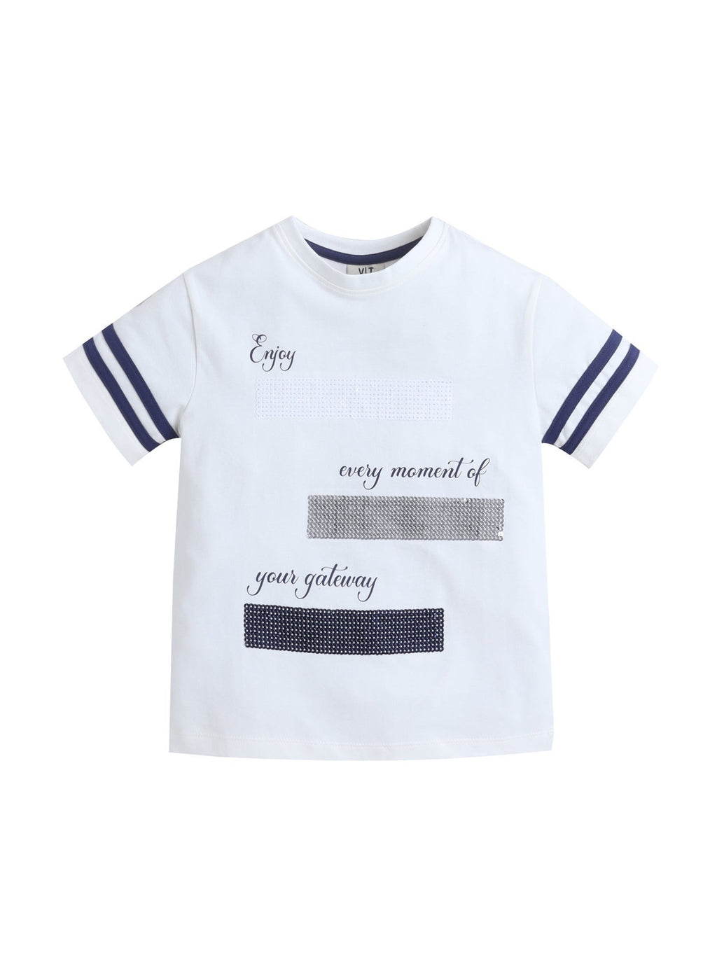 Girls Print T Shirt Set