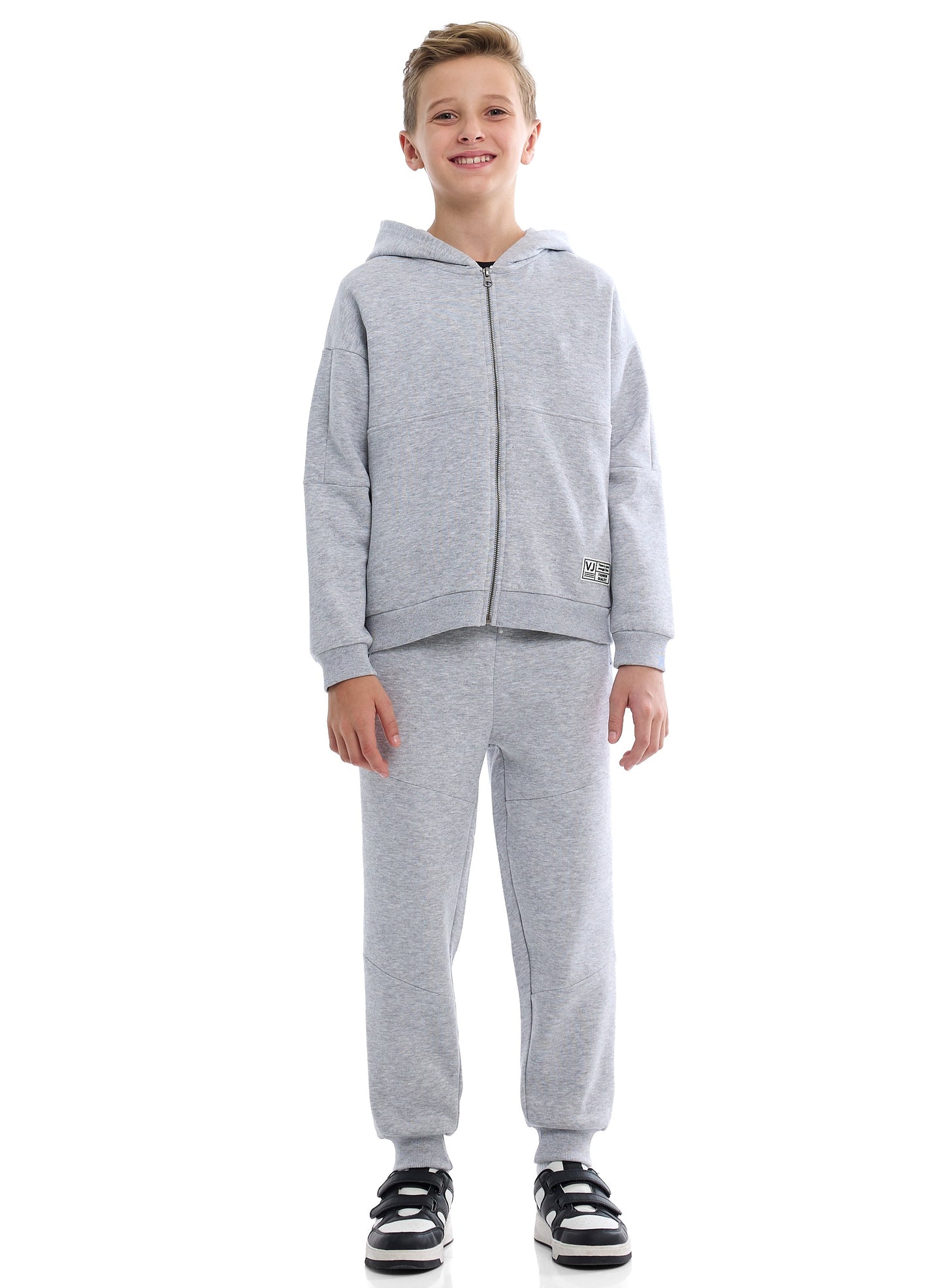 Boys Hoodie Set | Stylish Zip-Up & Joggers