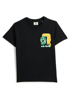 Jungle Safari & Day Adventure Graphic T-Shirt and Shorts Set - Black/Grey
