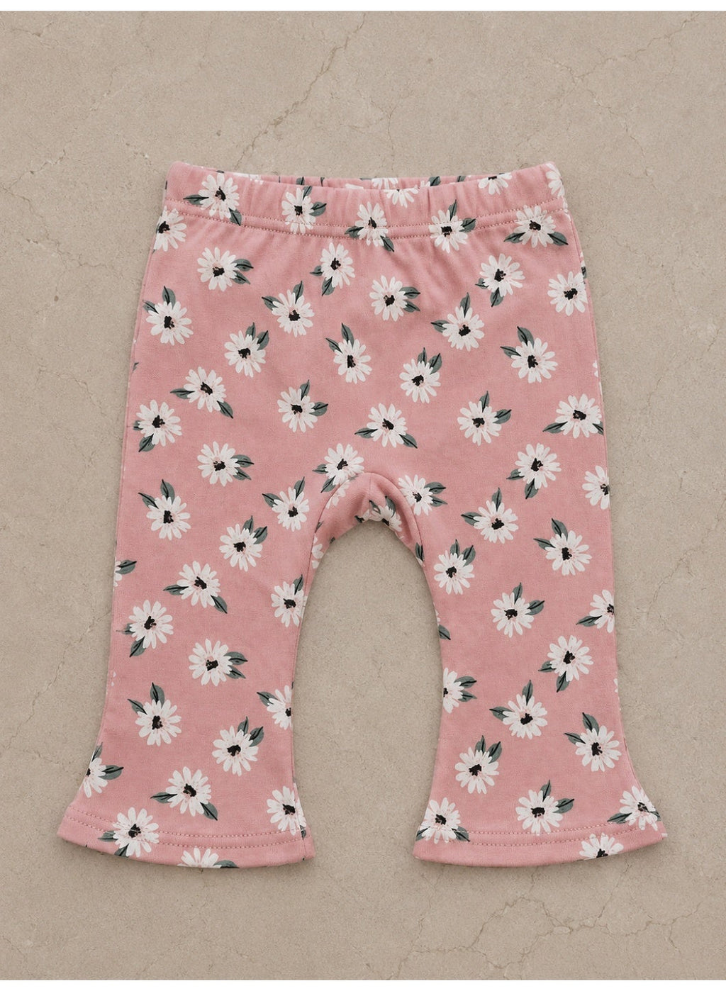 Baby Girls Wrap Bodysuit and Floral Pants Set with Socks and Headband (4-Piece)