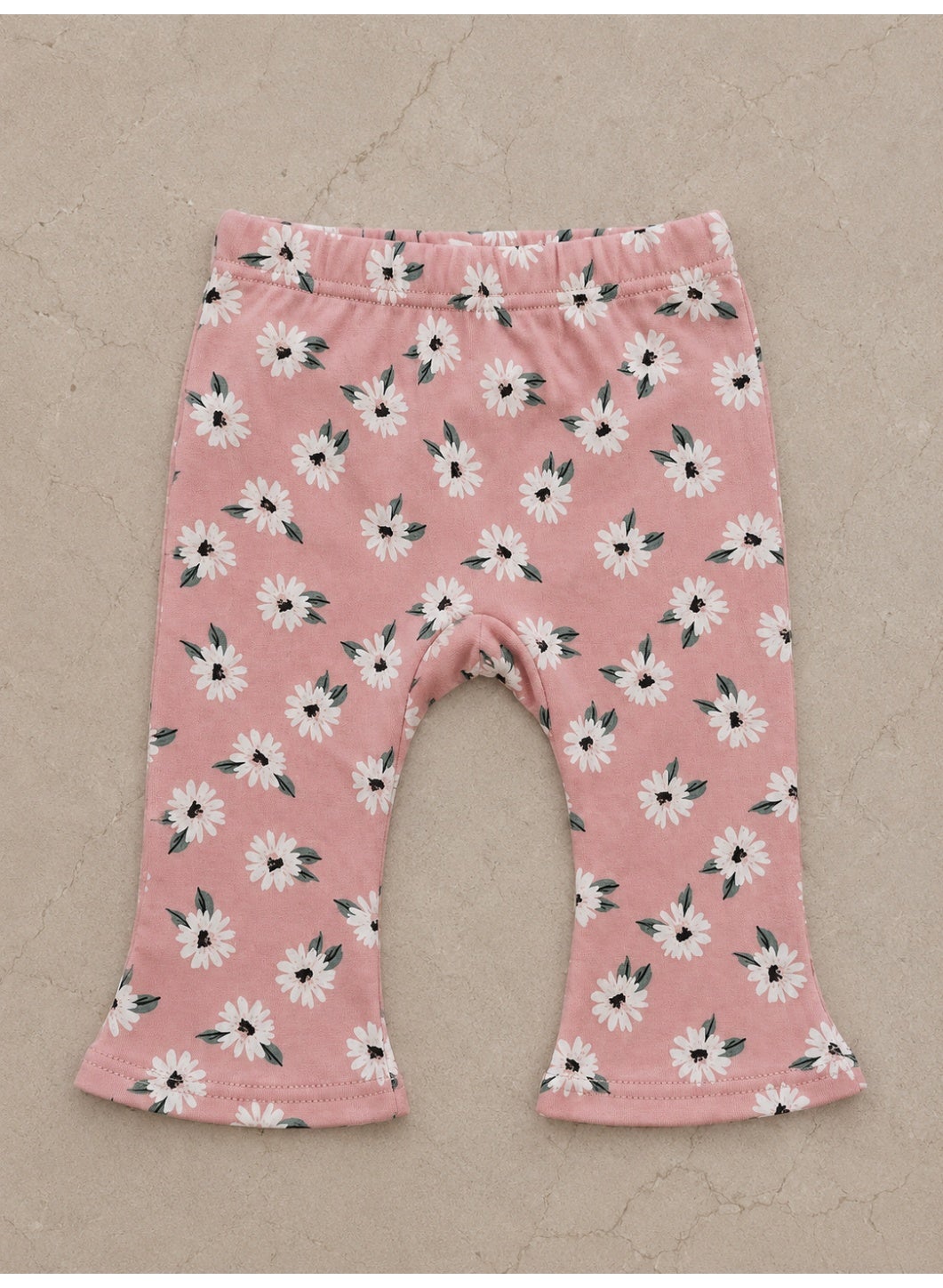 Baby Girls Wrap Bodysuit and Floral Pants Set with Socks and Headband (4-Piece)