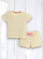 Victor And Jane - All-Over Printed T-Shirt And Shorts Pyjama Set