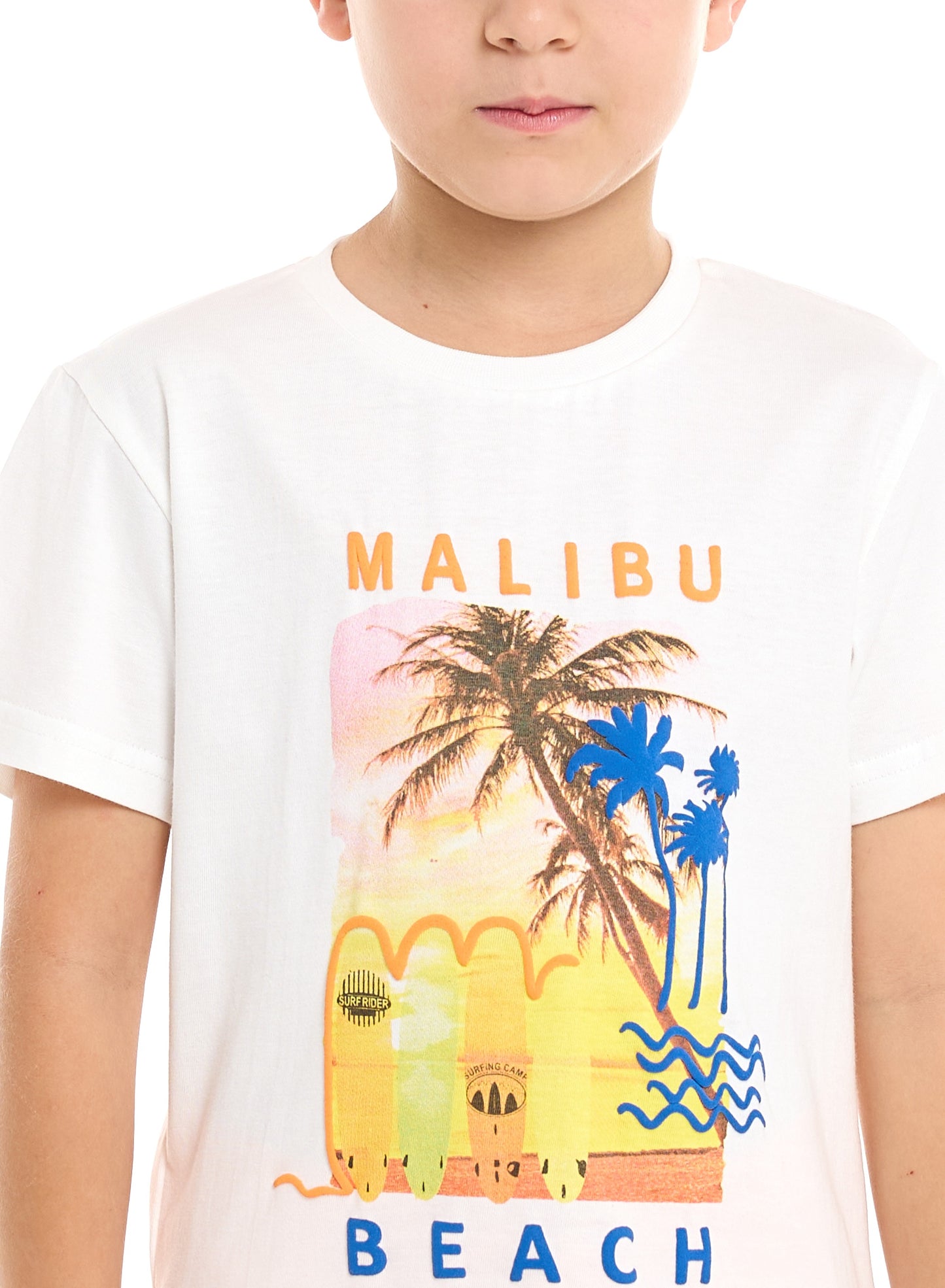 Victor and Jane Classic Royal Blue Cotton T-Shirt & Pull-On Shorts Set