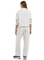 Ladies Grey Striped Track Set “ Zip-Up Jacket & Joggers