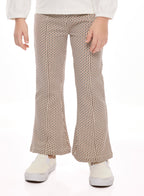 Girls 2 Pc Set - Reversible Sequins Top With Flared Leggings