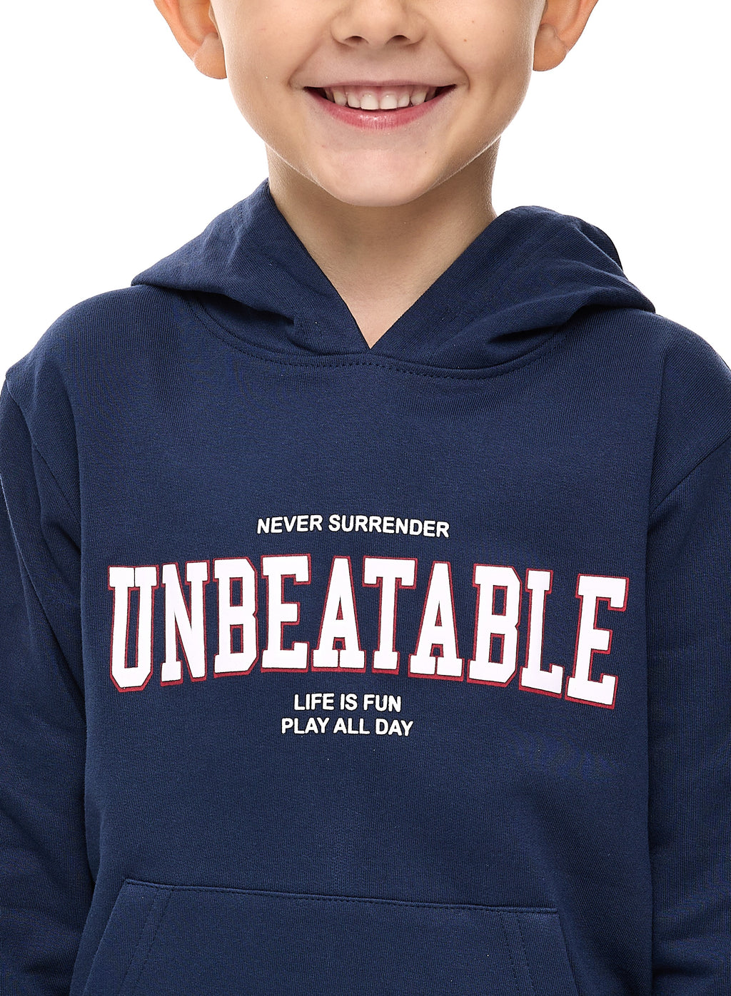 Boys' 2-Piece Hoodie And Jogger Set  (2 -8 Yrs) Navy