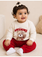 Girls 2-Piece Graphic Sweatshirt & Jogger Pants Set