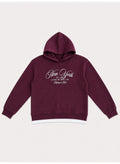 Girls Text Print Hoodie Sweatshirt