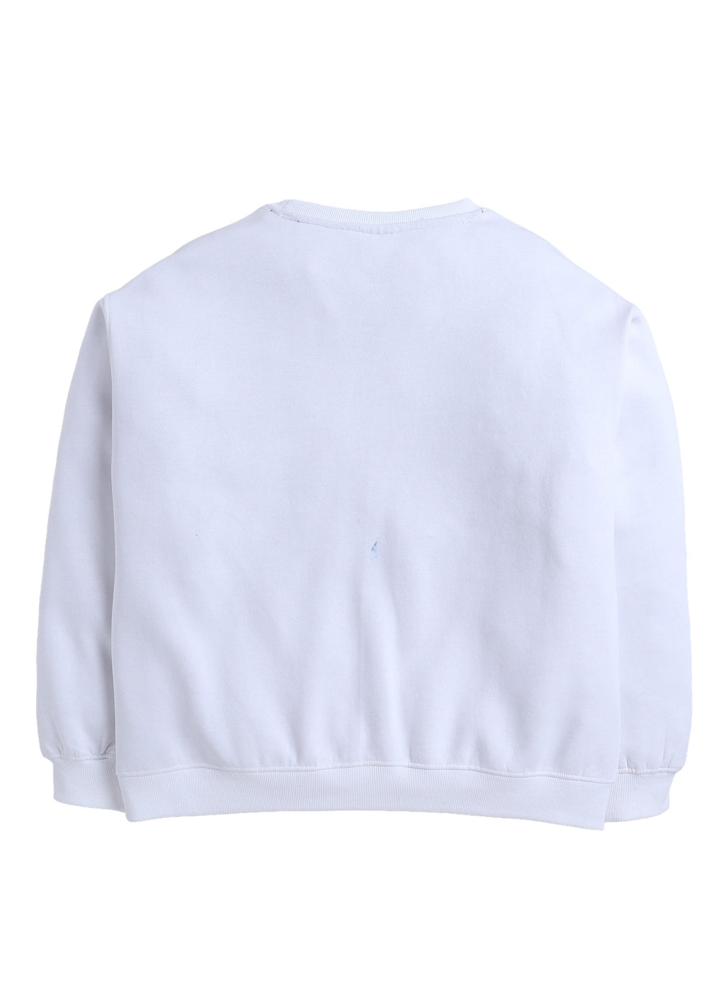 Œmonaco” Girls' Varsity Sweatshirt “ Off-White | 100% Cotton Fleece |