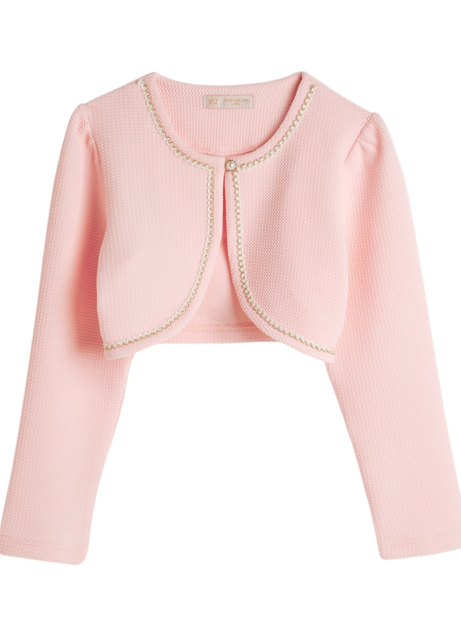 Victor And Jane Girls Cardigans - Light Pink