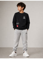 Boys’ Front and Back Graphic Print Pullover