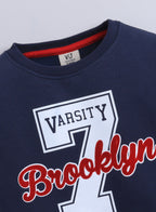 Boys' Navy Varsity "Brooklyn 7" Sweatshirt