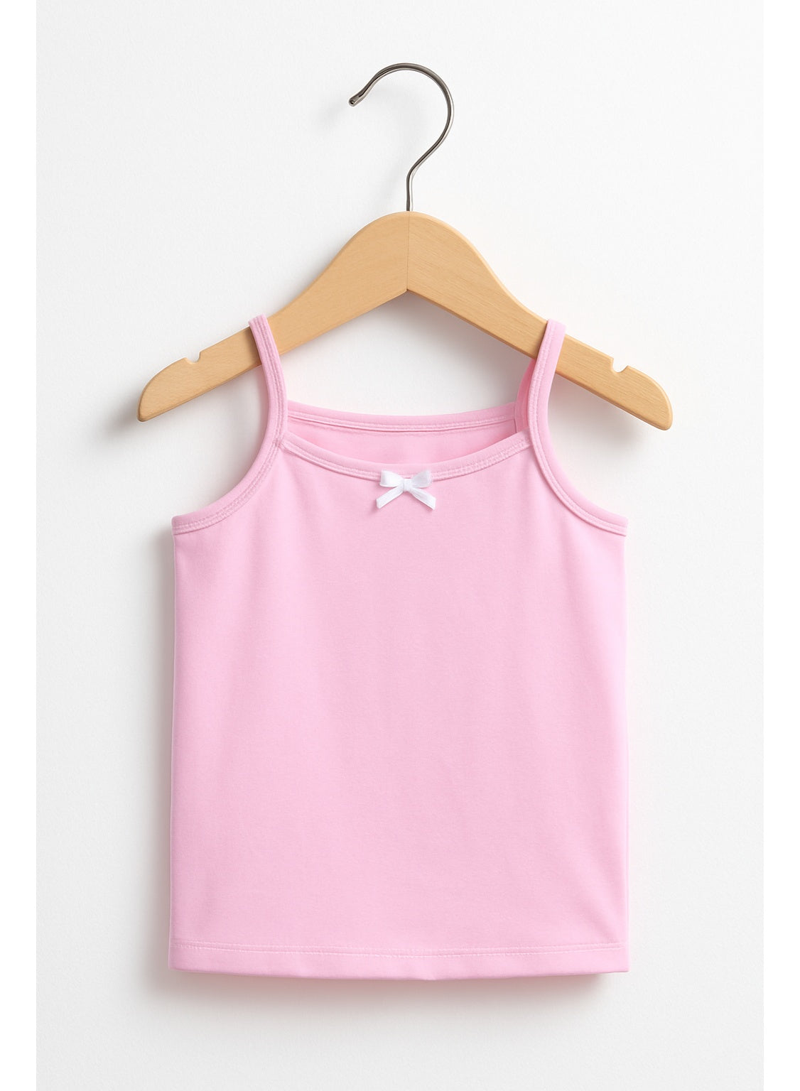 3-Pack Girls' Cotton Camisoles – Pastel Spaghetti Strap Essentials