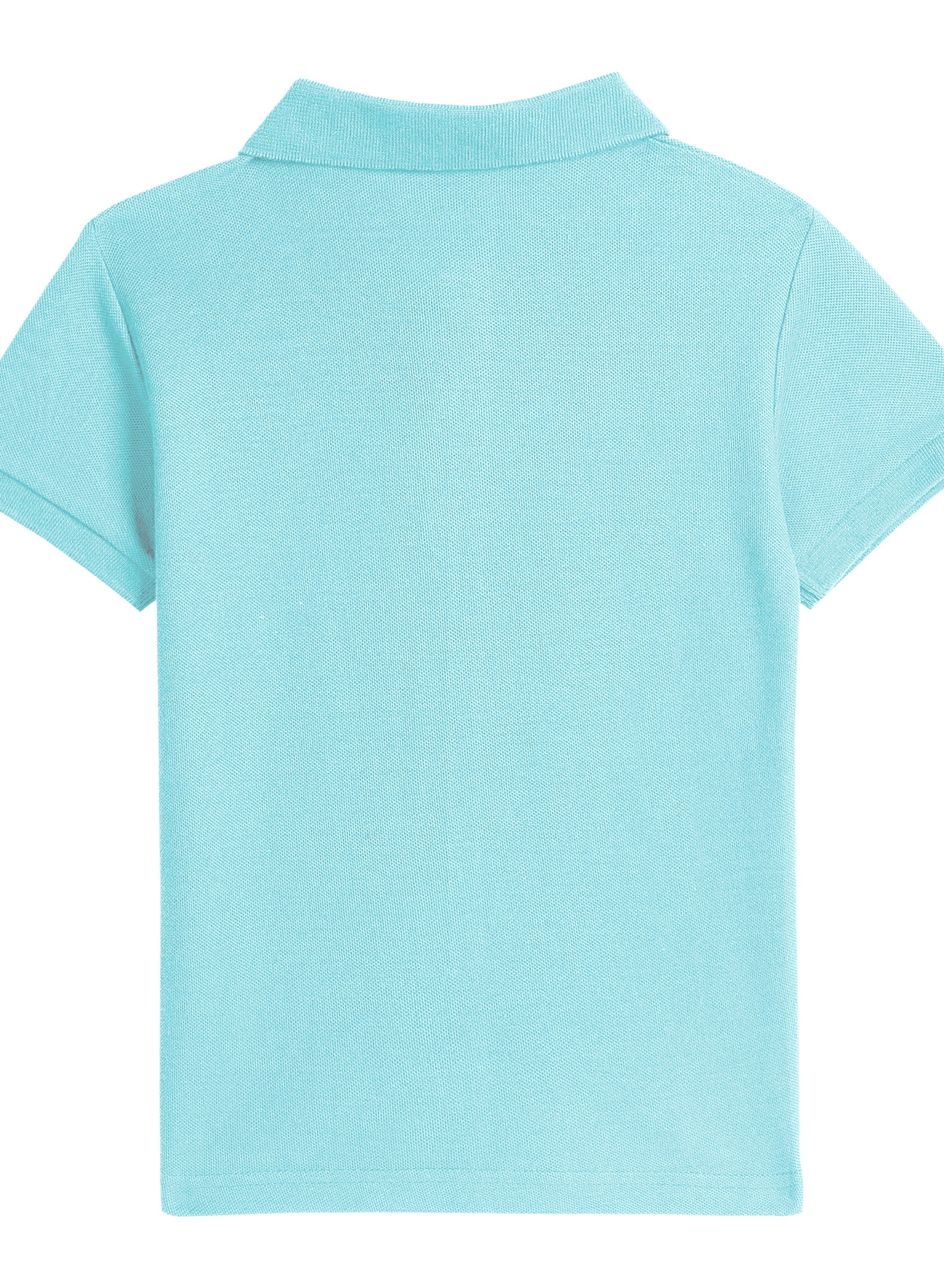 Junior Boys Classic Polo T-Shirt -Light  Blue