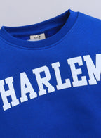 Boys' Blue "Harlem" Graphic Sweatshirt