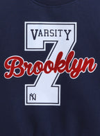 Boys' Navy Varsity "Brooklyn 7" Sweatshirt