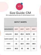 Junior Boys Statement Cotton Tee - Light Blue