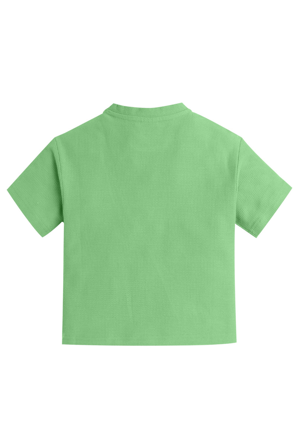 Junior Boys Cotton Tee - Fresh Green