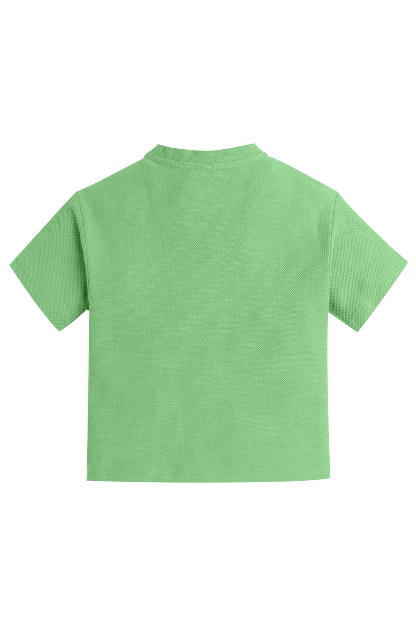 Junior Boys Cotton Tee - Mint Green